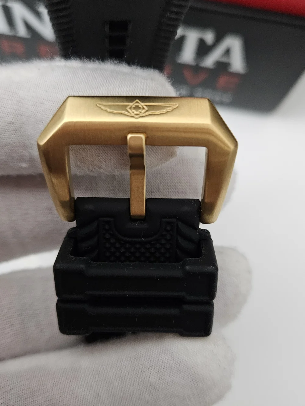 Invicta Reserve Venom 29761 Gold Tone 53.7mm Chronograph Men's Watch.